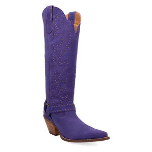 Wicked Purple Suede Leather Boots (DS) ~ PREORDER 9/20/26