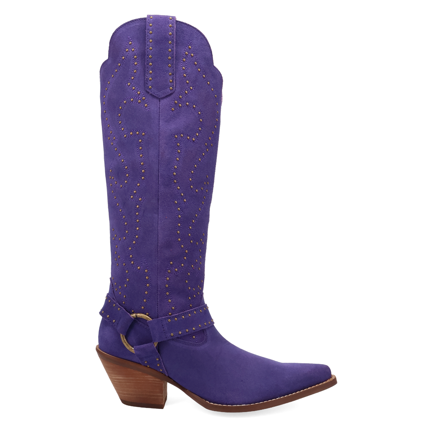 Wicked Purple Suede Leather Boots (DS) ~ PREORDER 9/20/26