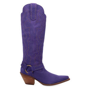 Wicked Purple Suede Leather Boots (DS) ~ PREORDER 9/20/26