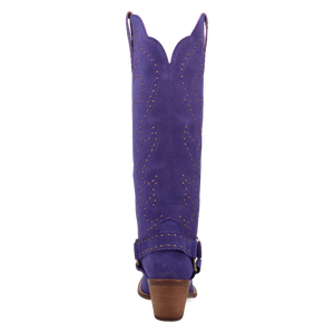 Wicked Purple Suede Leather Boots (DS) ~ PREORDER 9/20/26