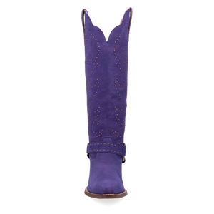Wicked Purple Suede Leather Boots (DS) ~ PREORDER 9/20/26