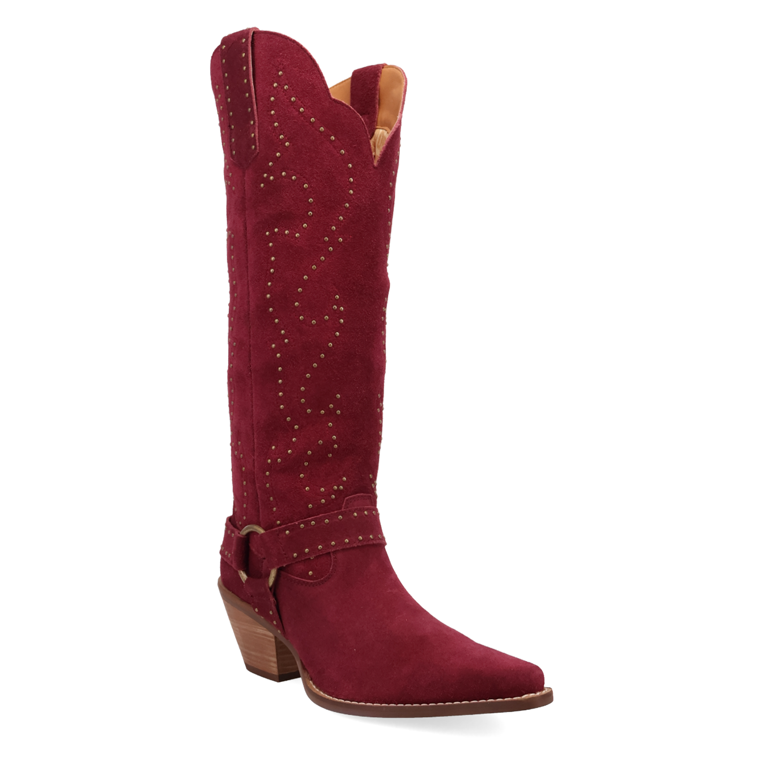 Wicked Burgundy Red Suede Leather Boots (DS) ~ PREORDER 9/20/26