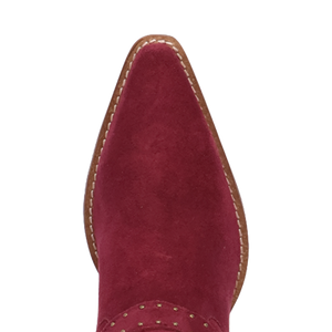 Wicked Red Suede Leather Boots (DS) ~ PREORDER 9/20/26