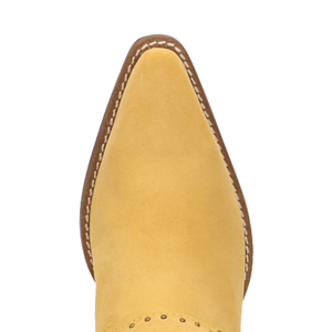 Wicked Yellow Suede Leather Boots (DS) ~ PREORDER 9/20/26