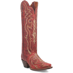 Silvie Red Leather Boot (DS)