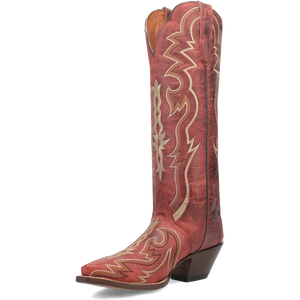 Silvie Red Leather Boot (DS)