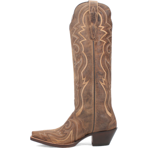 Silvie Brown Leather Boot (DS)