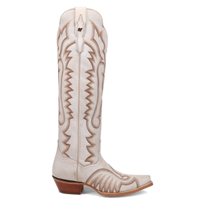 Josie White Leather Boots (DS) ~ BACKORDER NOVEMBER 2024