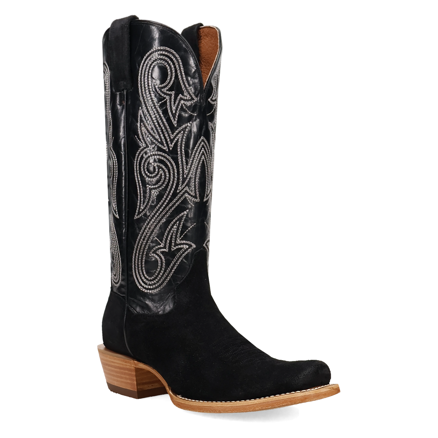 Lanessa Black/Black Leather Boot (DS) DP