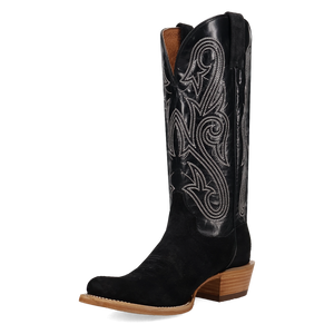 Lanessa Black/Black Leather Boot (DS) DP