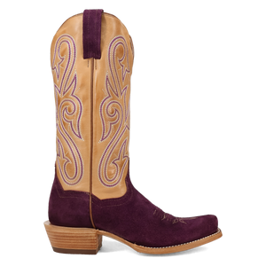 Lanessa Purple/Tan Leather Boot (DS) DP