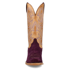 Lanessa Purple/Tan Leather Boot (DS) DP