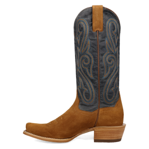 Lanessa Tan/Blue Leather Boot (DS) DP