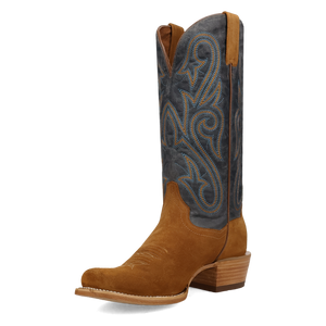 Lanessa Tan/Blue Leather Boot (DS) DP