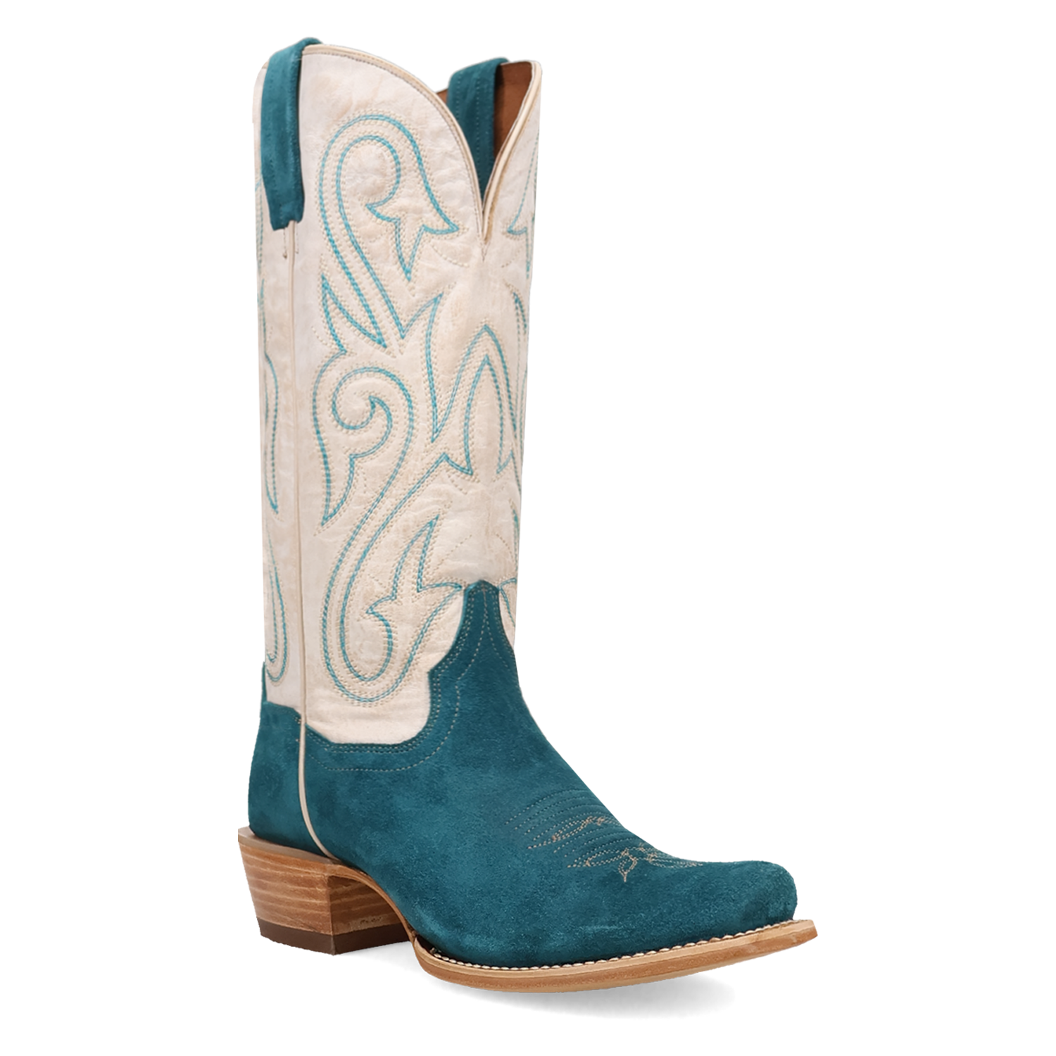Lanessa Turquoise/Bone Leather Boot (DS) DP