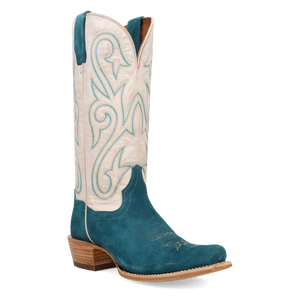 Lanessa Turquoise/Bone Leather Boot (DS) DP