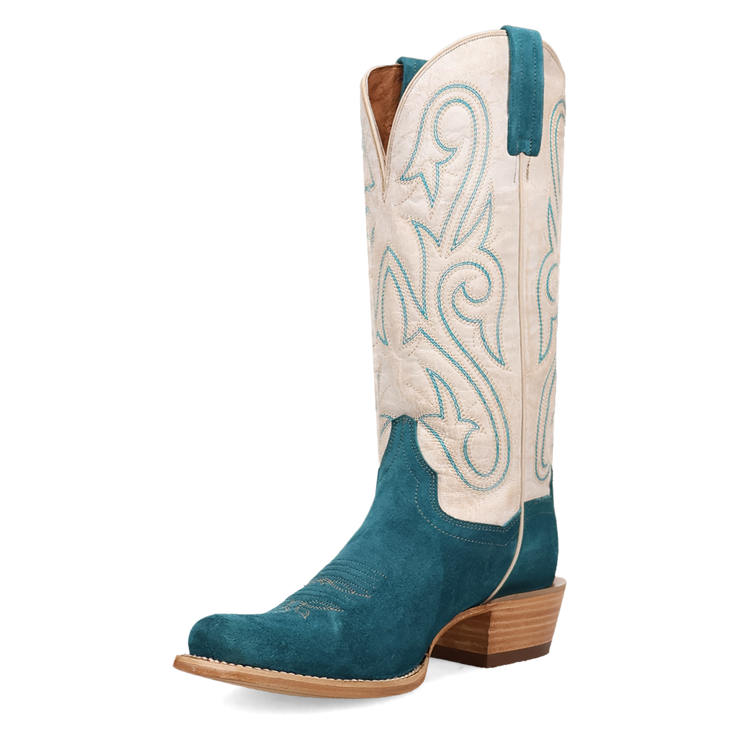Lanessa Turquoise/Bone Leather Boot (DS) DP