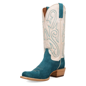 Lanessa Turquoise/Bone Leather Boot (DS) DP
