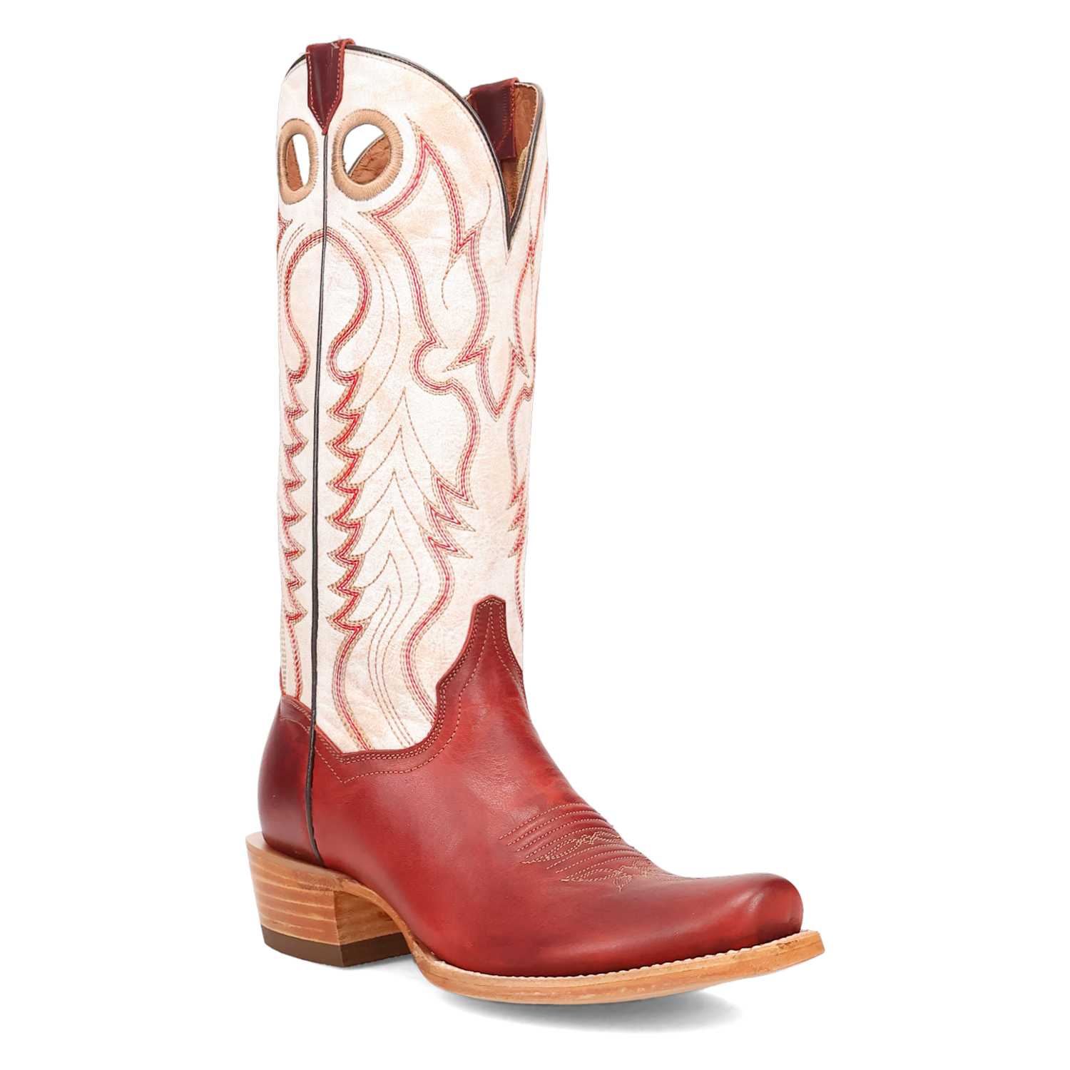 Adelaide Red/White Leather Boot (DS) DP