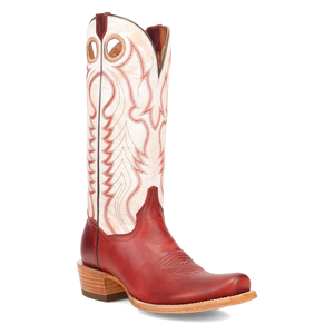 Adelaide Red/White Leather Boot (DS) DP