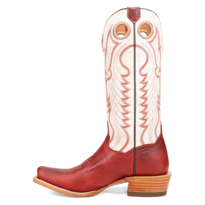 Adelaide Red/White Leather Boot (DS) DP