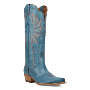 Grace Blue Leather Boot (DS) DP