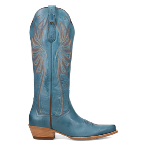 Grace Blue Leather Boot (DS) DP