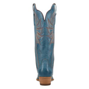 Grace Blue Leather Boot (DS) DP