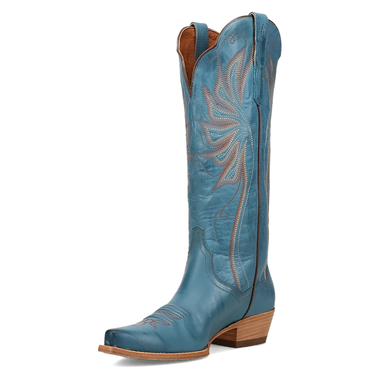 Grace Blue Leather Boot (DS) DP