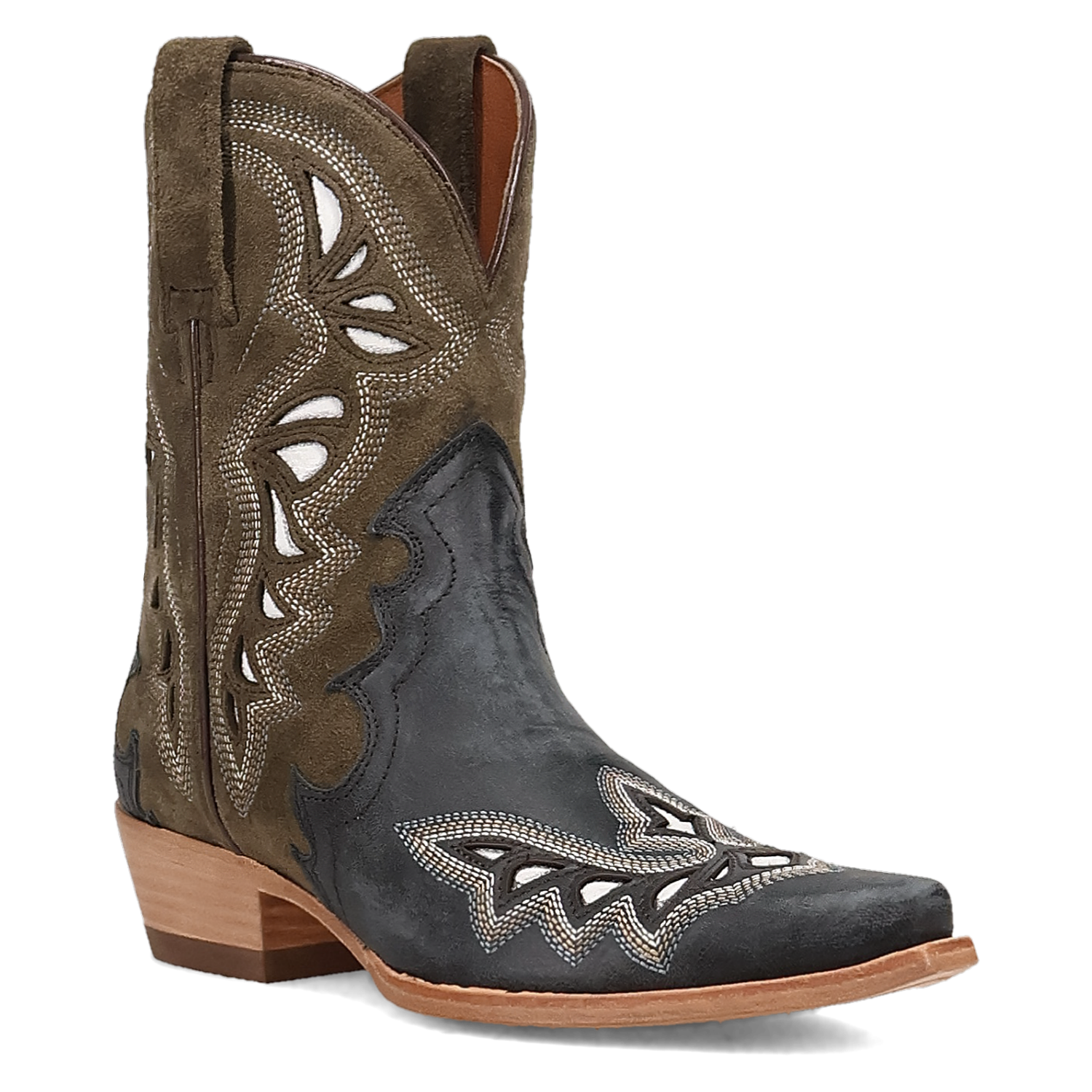 Haven Blue/Olive Leather Boot (DS) DP