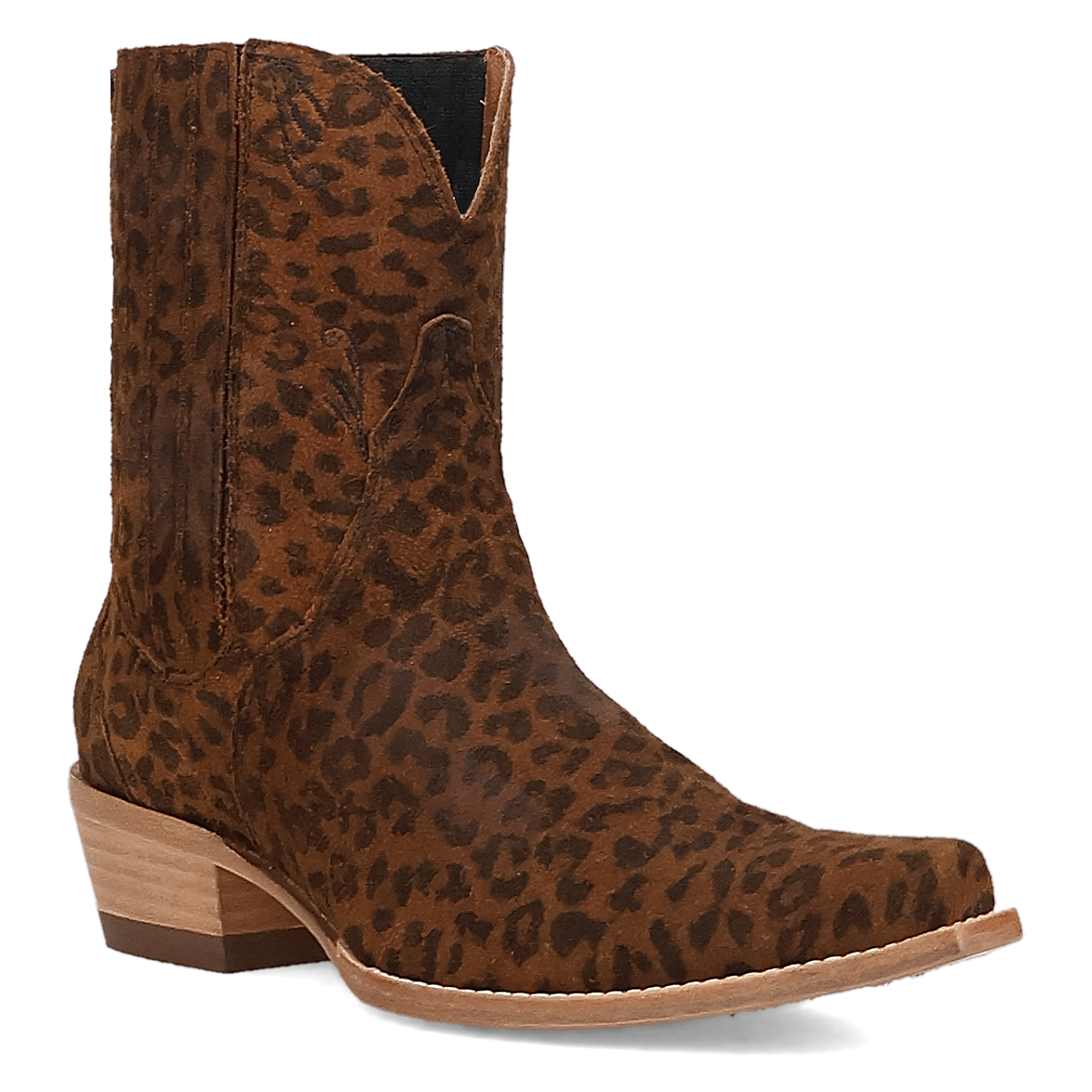 Feral Suede Leopard Leather Boot (DS) DP