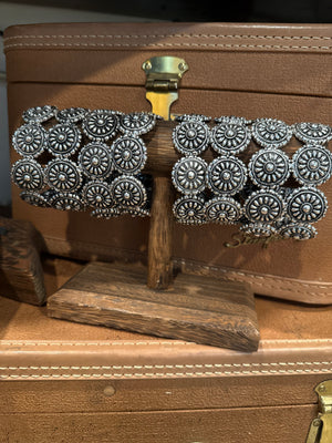 Sorcerer Silver Concho Bangle