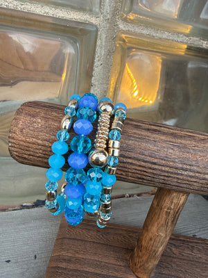 Cowgirl Charm Bracelet Set