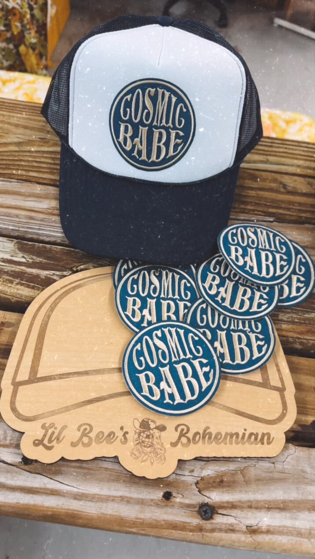 Cosmic Babe Patch Trucker Hat - Lil Bee display picture 2