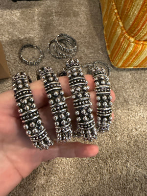 Wild Heart Silver Bangle