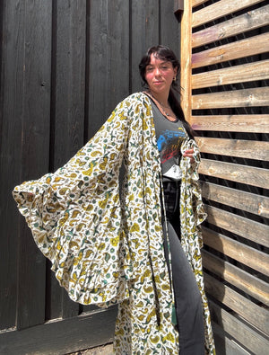 Save My Soul Flowy Butterfly Sleeve Duster Cardigan