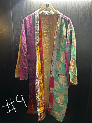 Sugaree Handmade Reversible Kantha Quilt Duster