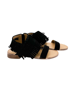 Fringe Star Sandal in Black ( DS) NM