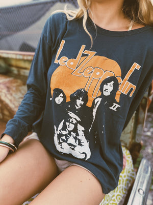 Led Zeppelin Portrait Long Sleeve Merch Tee