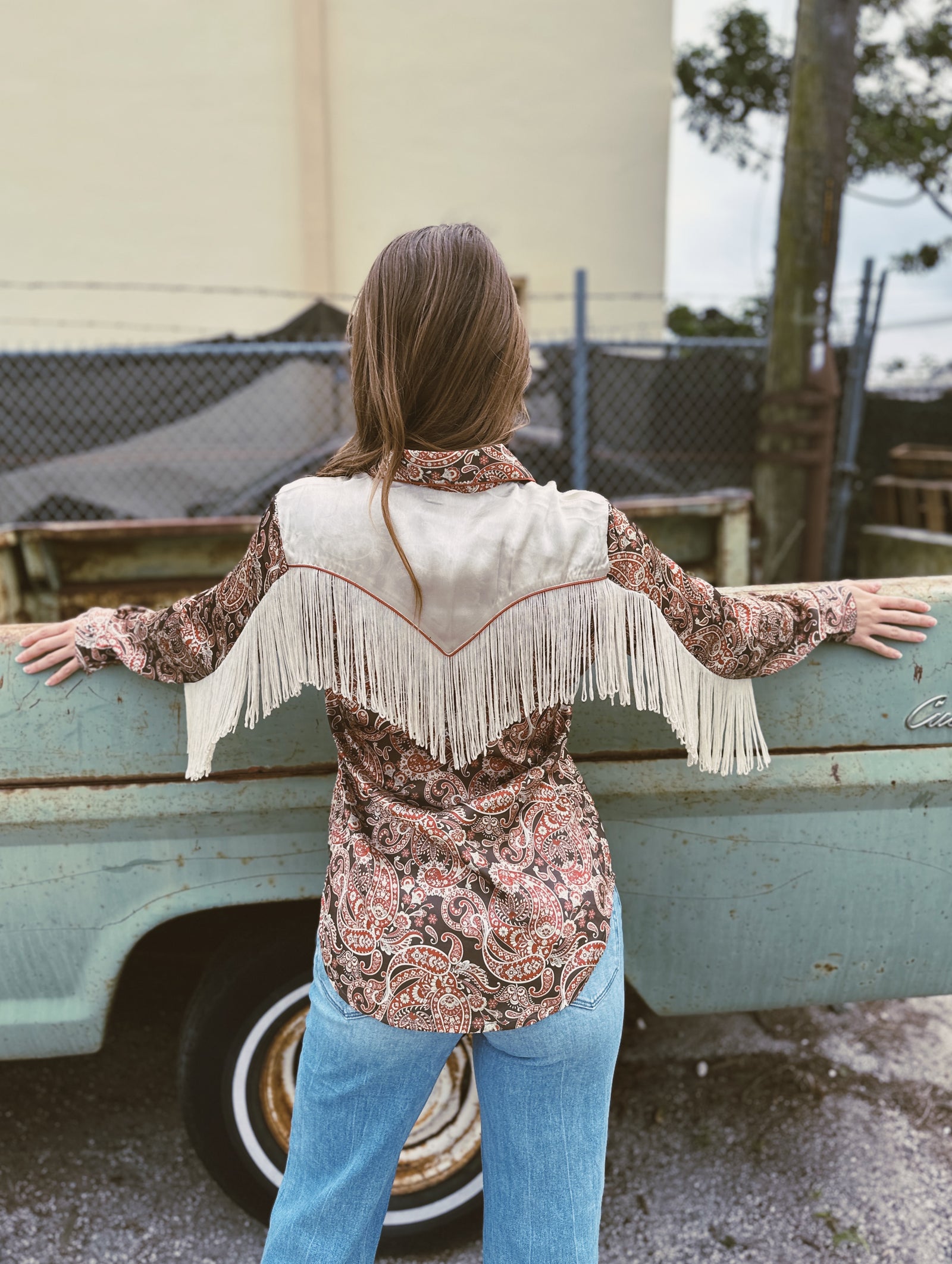 Sunday Best Embroidered Pearl Button Top ~ Lainey Wilson X Lil Bee's B -  Lil Bee's Bohemian