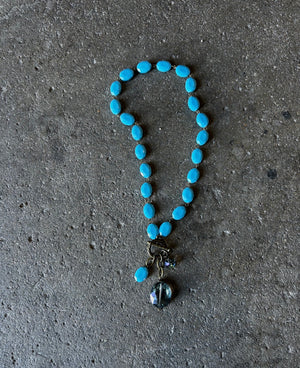 Drops of Jupiter Faceted Crystal Toggle Necklace (custom made to order)