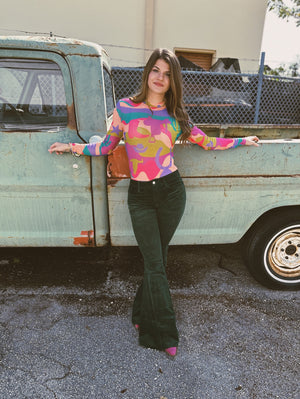 Big Green Country Corduroy Bell Bottoms
