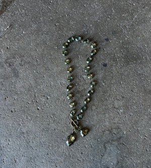 Drops of Jupiter Faceted Crystal Toggle Necklace (custom made to order)