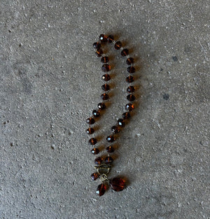 Drops of Jupiter Faceted Crystal Toggle Necklace (custom made to order)