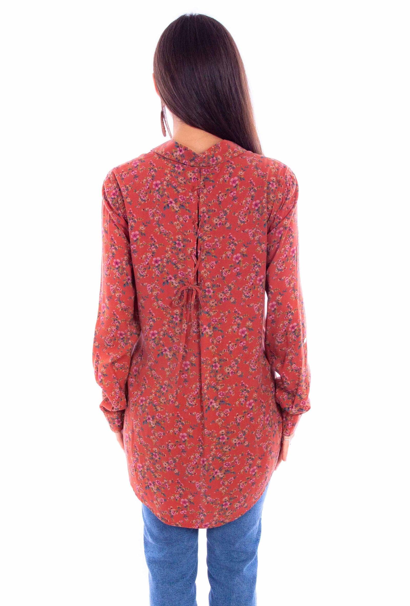 New Kid In Town Ditsy Floral Print Button Up Blouse (DS)