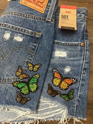Butterfly Patch Add On To Denim