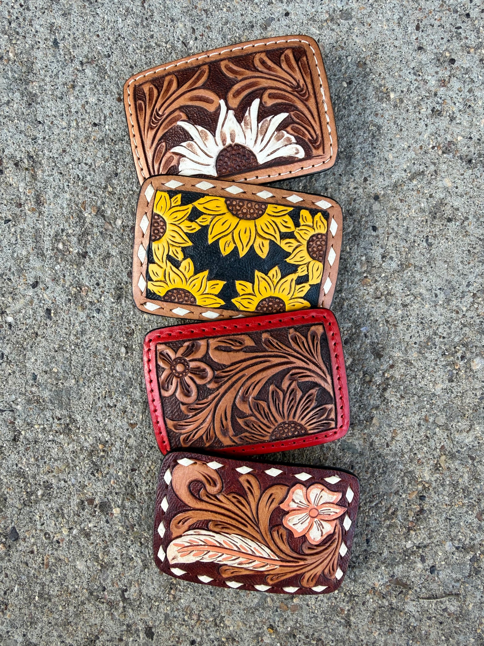Saddle Soul Tooled Leather Belt Buckle