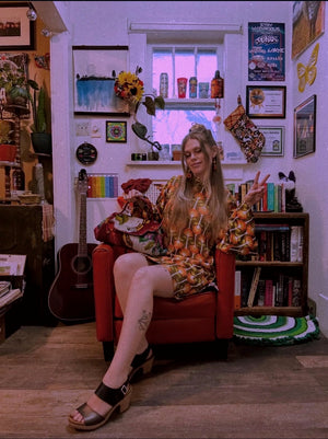 Cradle of Love Woman Retro Tulip Dress