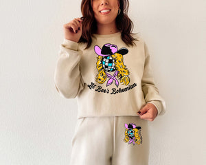 Lil Bee's Bohemian Disco Cowgirl Sweatsuit Set (made to order) WR