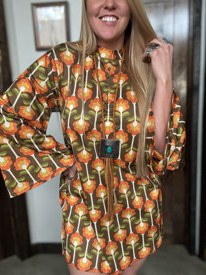 Cradle of Love Woman Retro Tulip Dress